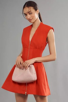 red mini shirt dress Karyna Mini Dress