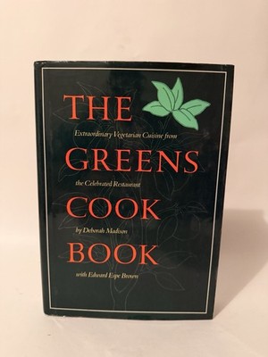 Deborah Madison Greens Cookbook Vegetarian Cuisine 1987 Hardcover Dust Jacket