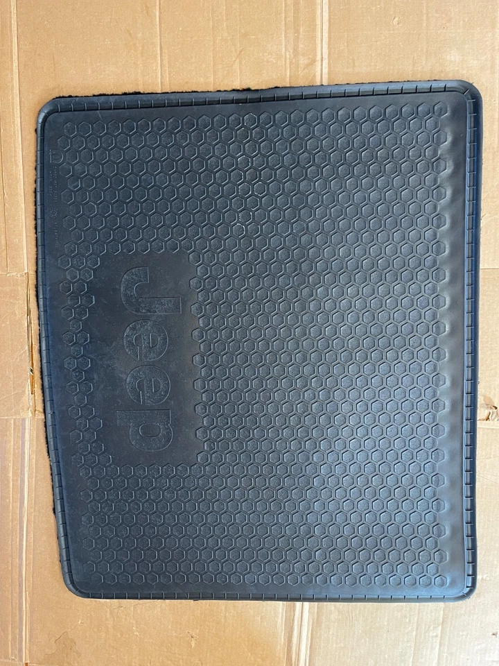 Alfombrilla maletero trasero Jeep Cherokee 2014-2018 carga reversible negra OEM Foto 2 de 4