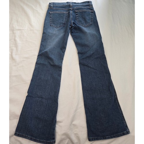 VINTAGE Etam Low Rise Flare Bootcut Jeans Y2K W27 L33 Stretch Denim UK 8 US 4-6 - Bild 2 von 11