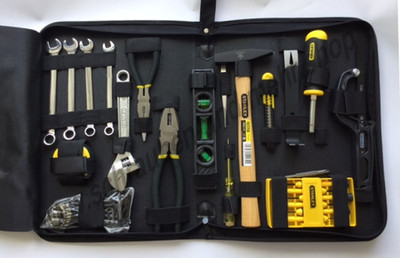 Stanley Werkzeugtasche 32-tlg. 1-90-598 Hammer Maßband Zange Ring- Maulschlüssel