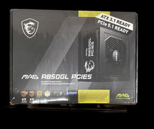 MSI MAG A850GL PCIE5 850W ATX Power Supply, ATX 3.1/PCIe 5.1 Ready