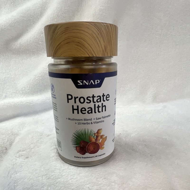 SNAP Prostate Health Dietary Supplement Vegan Gluten-Free 90 Capsules