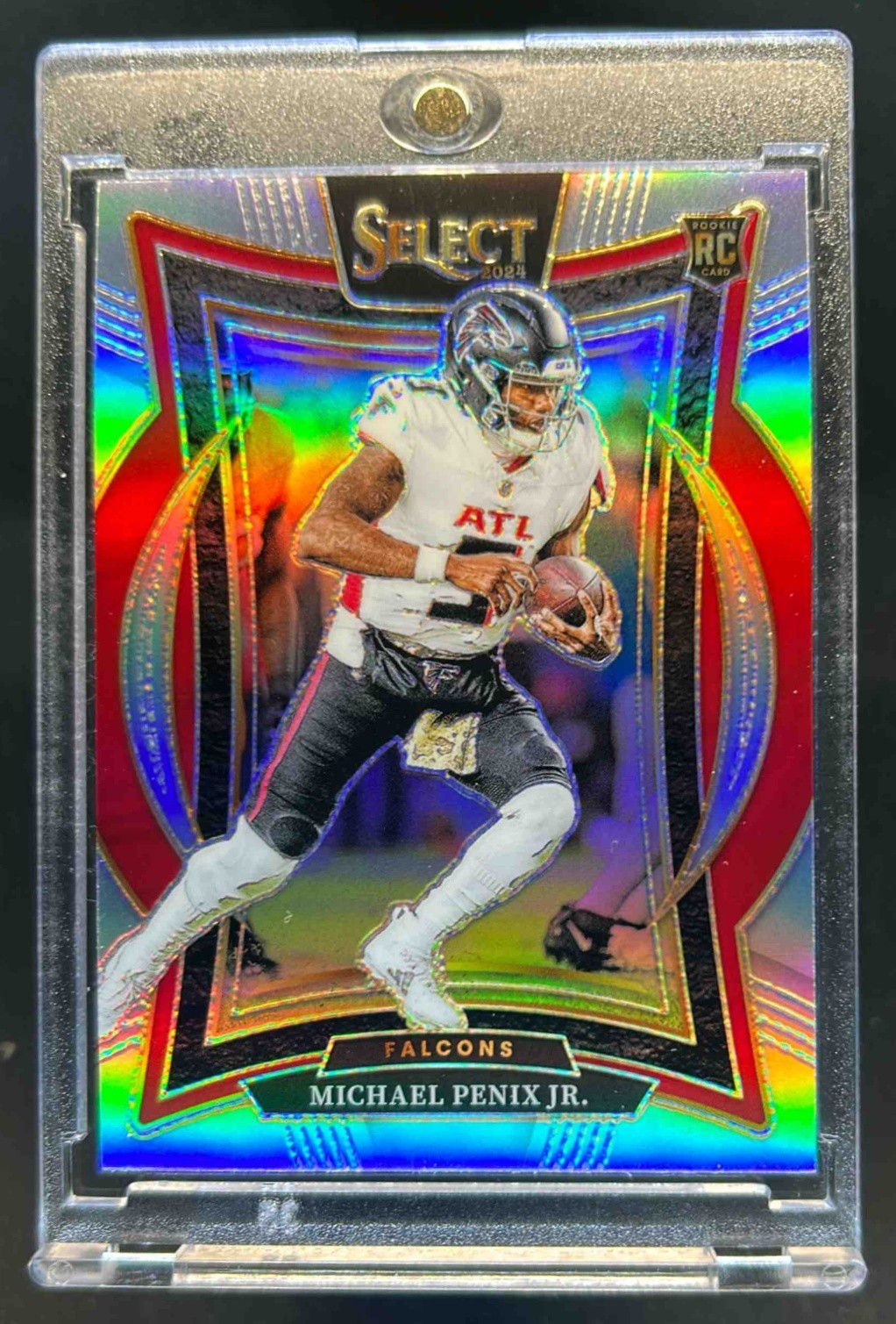 2024 Select Michael Penix Jr. Concourse RC Silver Prizm #80 Falcons