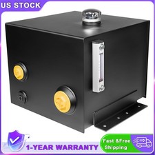 7Gallon Hydraulic Fluid Reservoir Tank 14 Gauge Oil Tank for Hydraulic Machinery