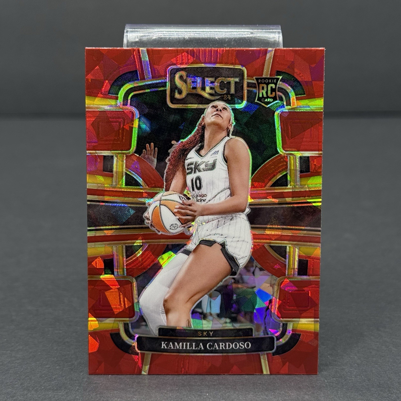 2024 Panini Select WNBA Concourse Kamilla Cardoso #33 Red Ice Prizm (RC)