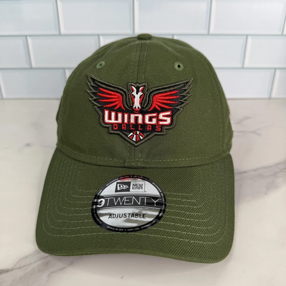 Gorra Dallas Wings Correa Trasera Talla Única Verde WNBA Baloncesto 9TWENTY Nueva Era Foto 2 de 4