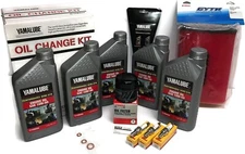 2016-23 Yamaha YXZ1000R Semi-Synthetic Oil Change Kit w/ Air Filter Spark Plugs