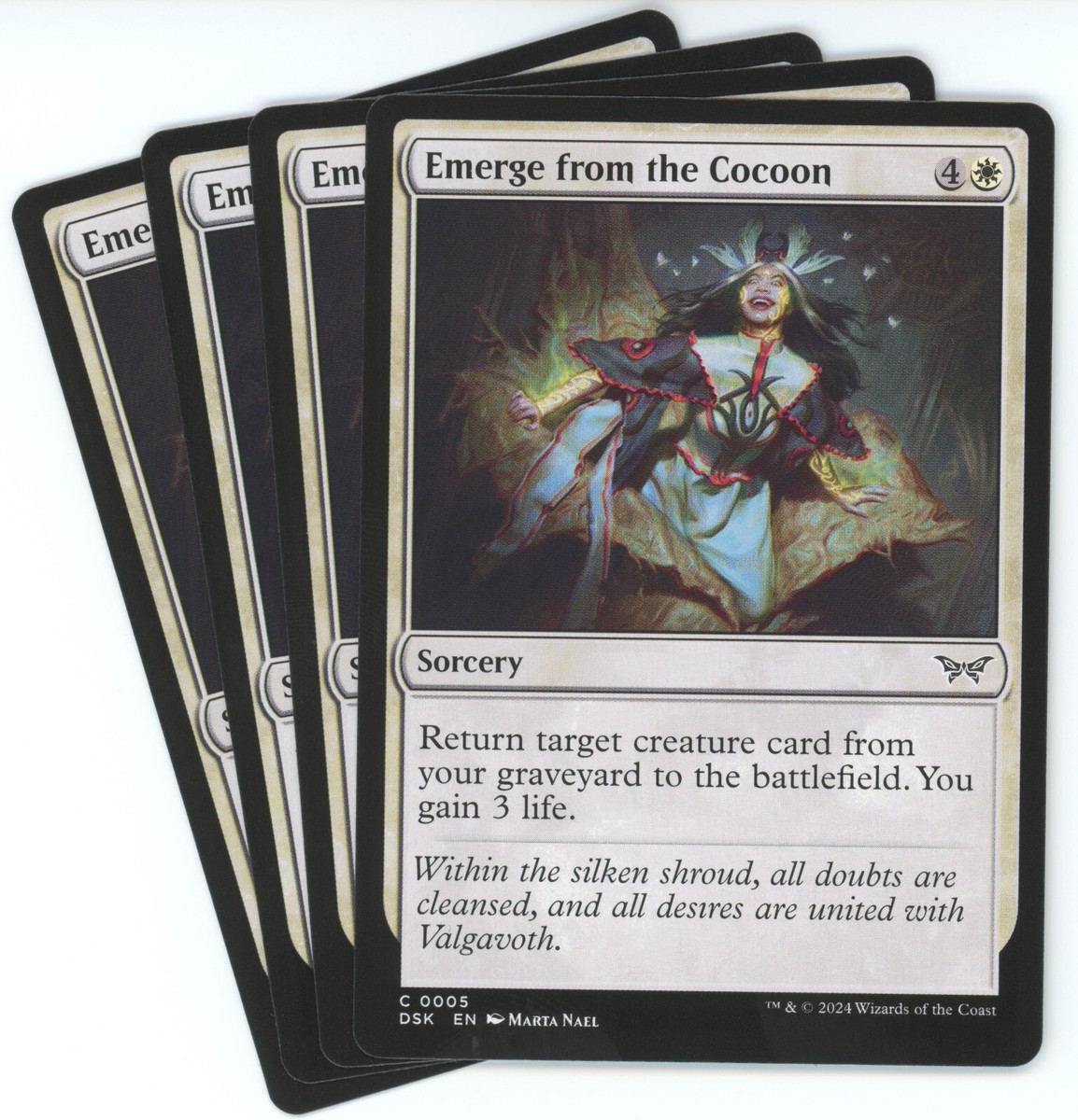 x4 Emerge from the Cocoon - 0005 - Duskmourn: House of Horror - MTG | eBay