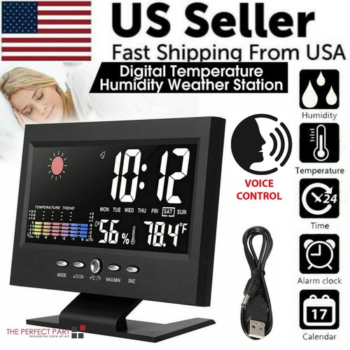 Buy LED Digital Alarm Clock Snooze Calendar Thermometer Hygrometer Weather Display – Best Price & Deal Buy LED Digital Alarm Clock Snooze Calendar Thermometer Hygrometer Weather Display – Best Price & Deal