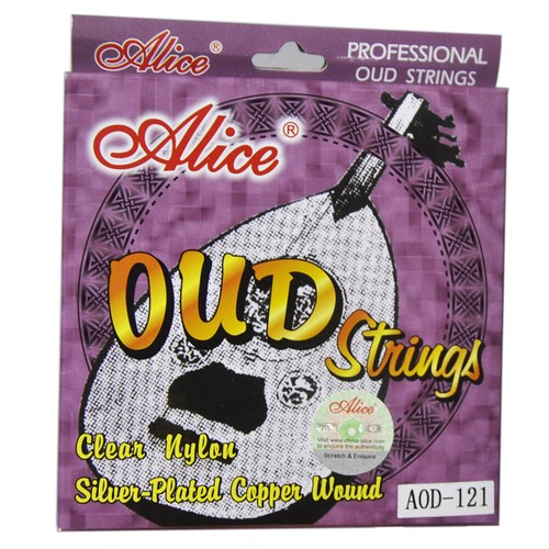 5 Sets Alice AOD121 OUD Strings Nylon Silver-plated Copper for 12-string Oud - Picture 2 of 6