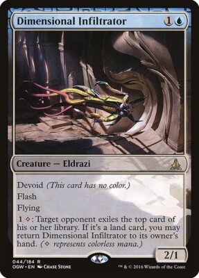 MTG RARE REGULAR - OGW: NM - DIMENSIONAL INFILTRATOR 044/184