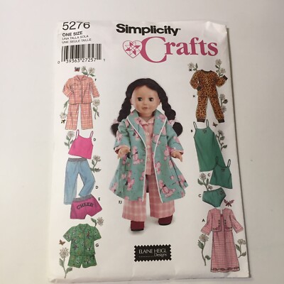 Simplicity 4786 18'' Doll Clothes