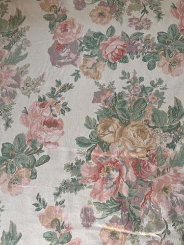 9.5M OSBORNE & LITTLE Designer Linen Floral Fabric Like Sanderson Colefax Fowler - Picture 2 of 4