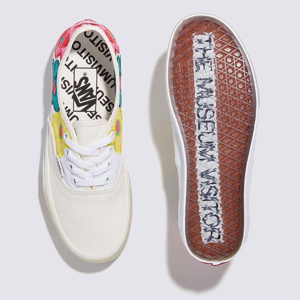 【VANS】VANS X THEMUSEUMVISITOR AUTHENTIC New Vans X The Museum Visitor Authentic White Sneakers