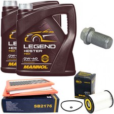 Motoröl Filter Set 0W-40 8 Liter + Ölablassschraube für Mercedes GLK-Klasse 320 Motoröl Filter Set 0W-40 8 Liter + Ölablassschraube für Mercedes GLK-Klasse 320