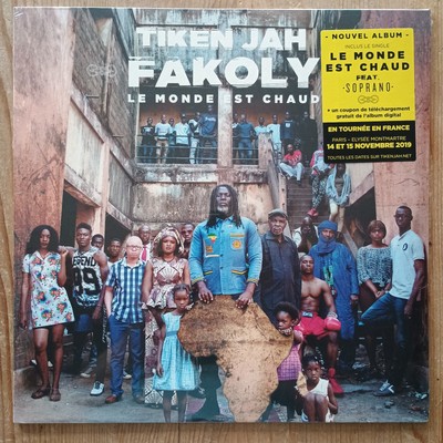 Tiken Jah Fakoly    Le Monde Est Chaud  LP FR-2019, SEALED