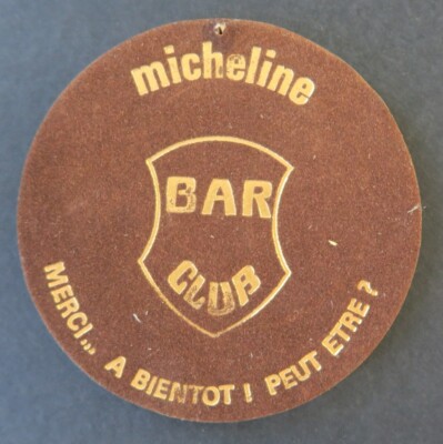 MICHELINE BAR CLUB Beermat Beer Decker 14 Beer Saucer