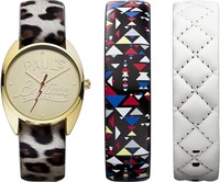 Paul's Boutique Women's Quartz Watch With Gold Dial Analogue Display And Plastic Paul's Boutique Women's Quartz Watch With Gold Dial Analogue Display And Plastic