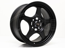 Rota Slipstream Wheels 15x6.5 40 4x100 Satin Black Honda Civic Xa Xb Rims