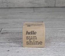 STUDIO G hello sun shine Wood Mounted Rubber Stamp- 2011