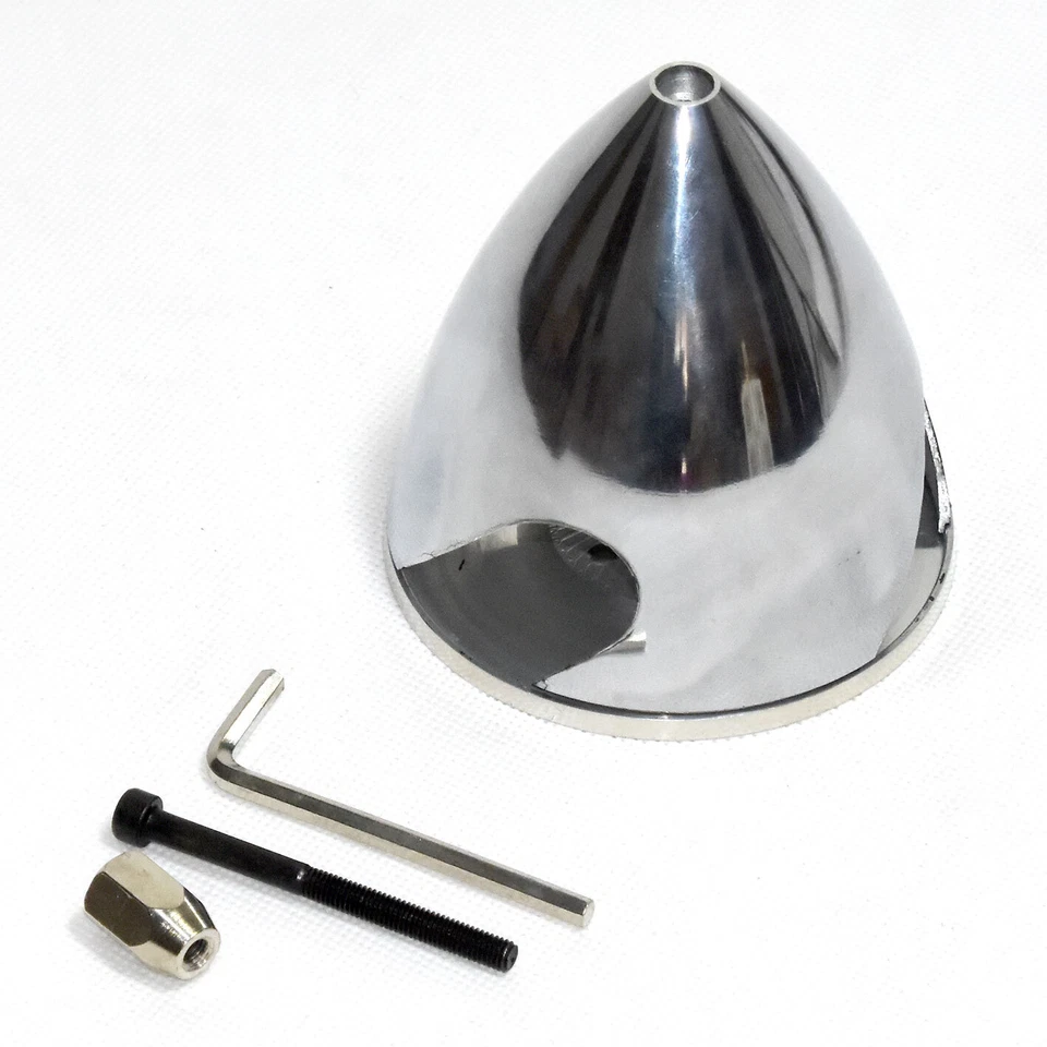 3 Bladed 4in 102mm Aluminum Spinner for 10mm Shaft Gas Engine RC Plane Warbird - Image 2 of 4