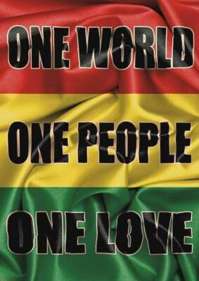 283738 One World One People One Love PRINT POSTER