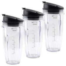 3 Pack 24 oz Cup, Sip & Seal Lid 483KKU486 40...