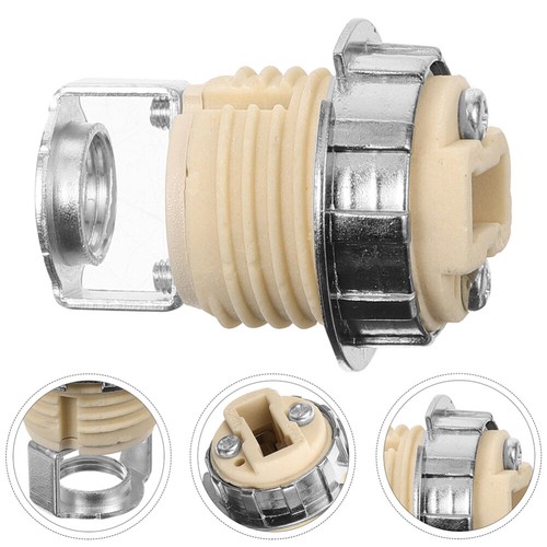 2Pcs Light Socket Replacement Ceramic Holder For Lamp Making