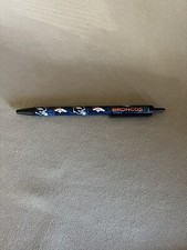 NFL Officially Licensed Denver Broncos Black Ink Retractable Click Pen~Brand New