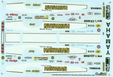 Slixx 1926 Hawaiian Charger F/C-Butch Mass/Bobby Rowe waterslide Drag decal