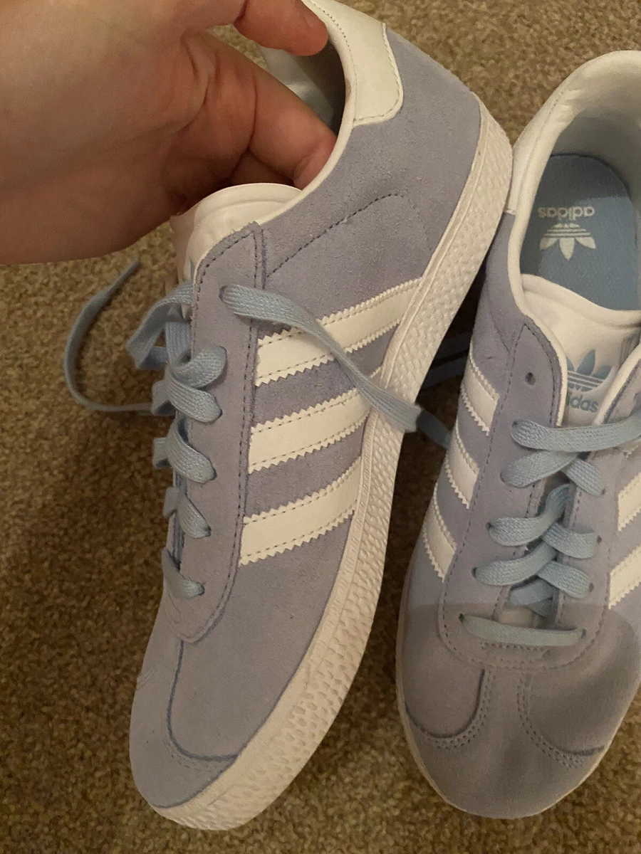 Ladies grey best sale adidas gazelle trainers