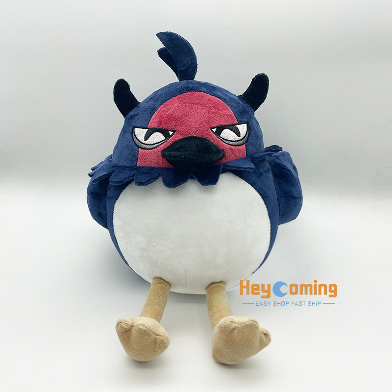 New Anime Black Clover Plug Nero Plush Toy Doll Animal Crow Bird