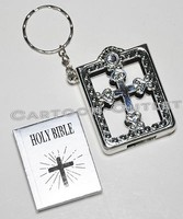 24 Pieces Silver Bibles Key Chains Favors Communion Baptism Recuerdos English 24 Pieces Silver Bibles Key Chains Favors Communion Baptism Recuerdos English