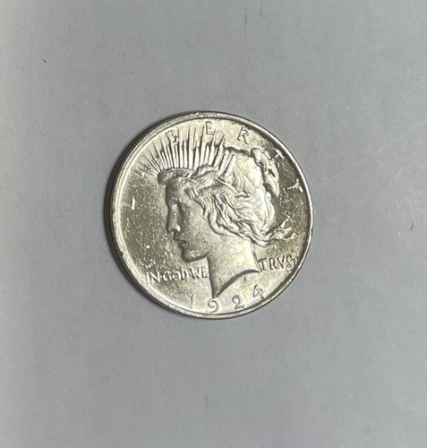 1924 Peace Silver Dollar $1,  Choice Uncirculated