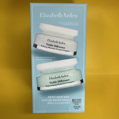 Eluzabeth Arden Visible Difference Refining And Replenishing Cream And Gel Compl