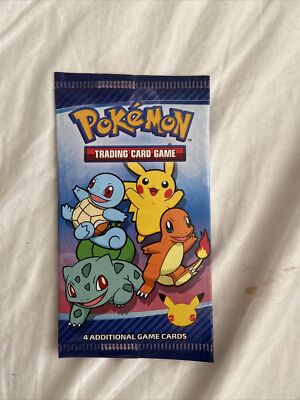 pokemon mcdonald's happy meal 25th anniversary promo booster pack Mcdonald Packs and Toys There are 4 different outer sleeve designs The Pokemon Happy Meal is