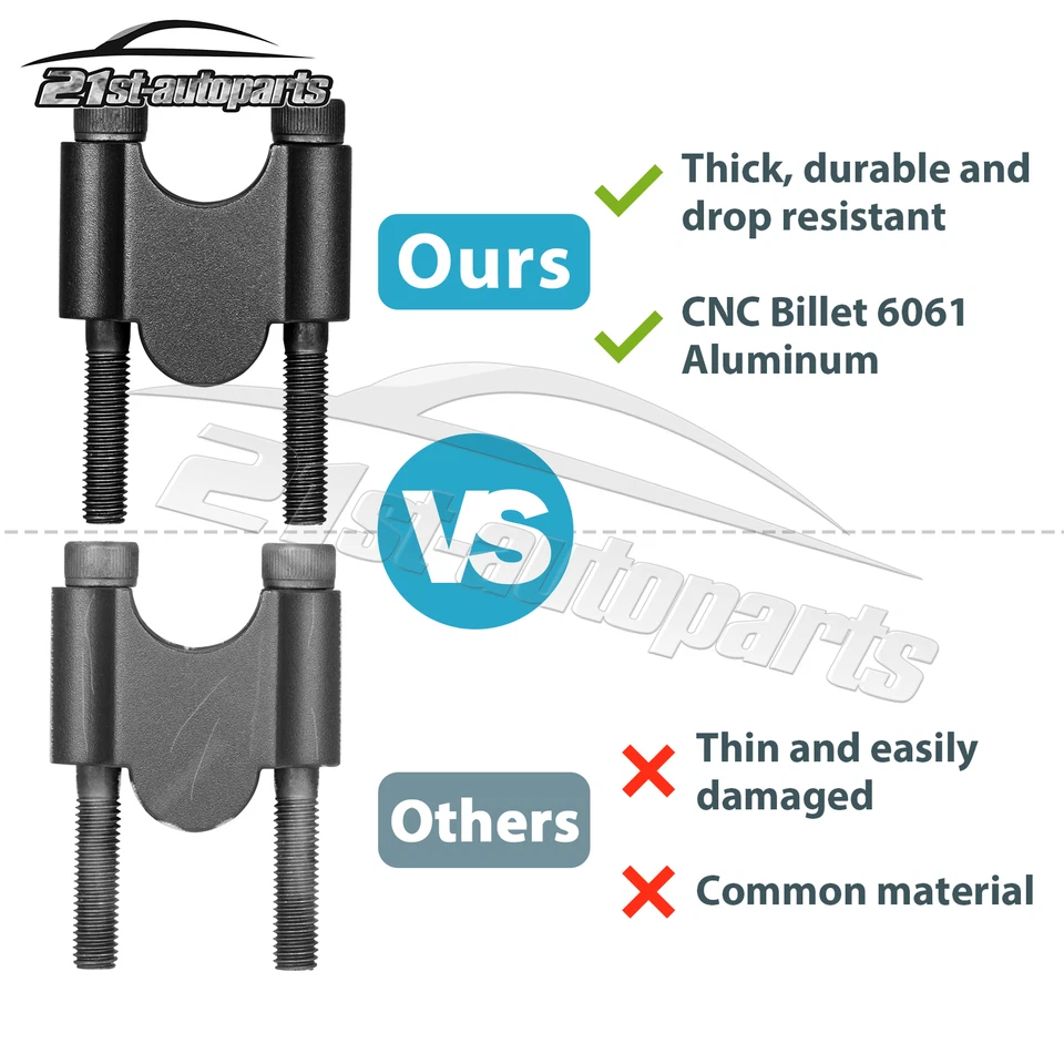 Elevador de manillar CNC 7/8" espaciador de 1,2" para moto de cross Kawasaki Honda Suzuki Yamaha Foto 3 de 4