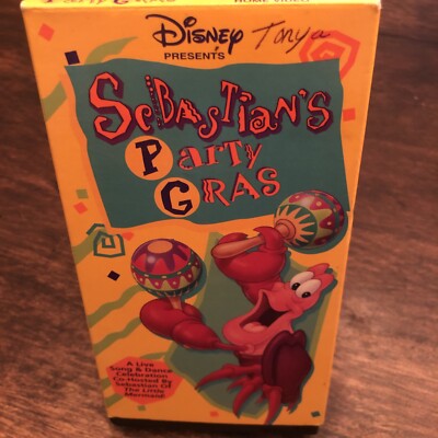 Sebastian s Party Gras VHS Live Musical Party Hosted By Sebastian Song And Dance