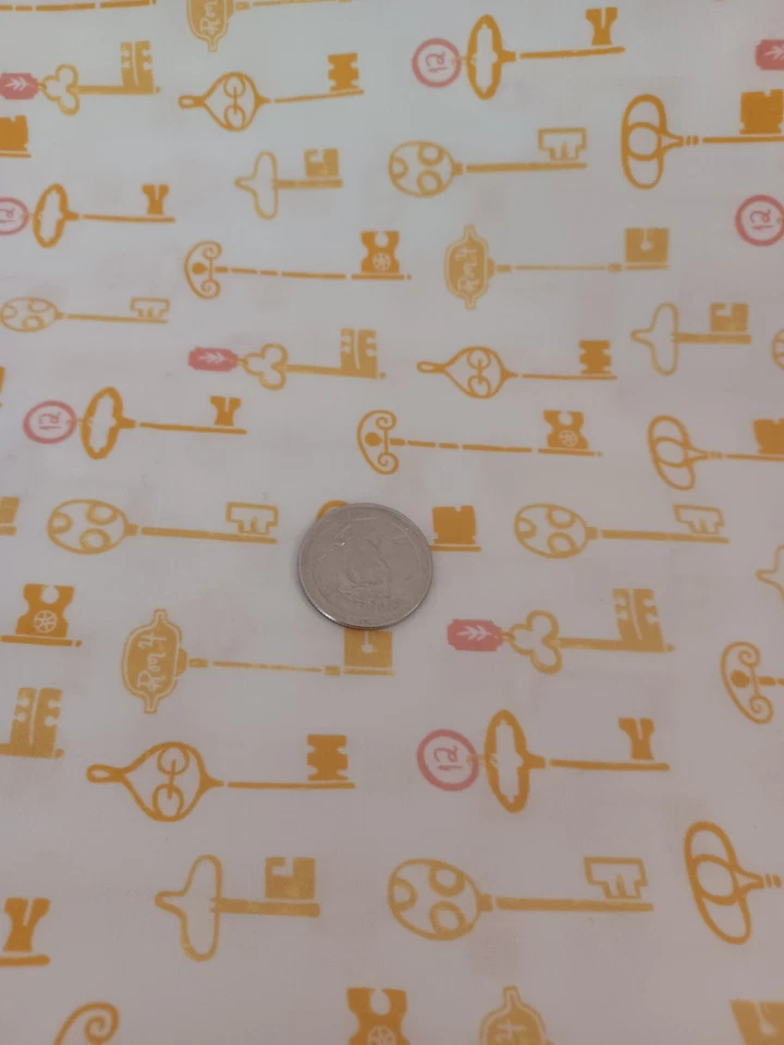 Llaves Ritchie QUERIDAS STELLA Rae de 1 yarda, blancas/doradas/rosa, SRB833, para acolchado, costura Foto 2 de 3