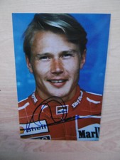 Mika Häkkinen autograph signed 10x15 cm picture