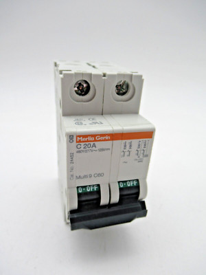 Merlin Gerin Breaker 24452 C20A Circuit Breaker Multi9  20A 2P *NEW*