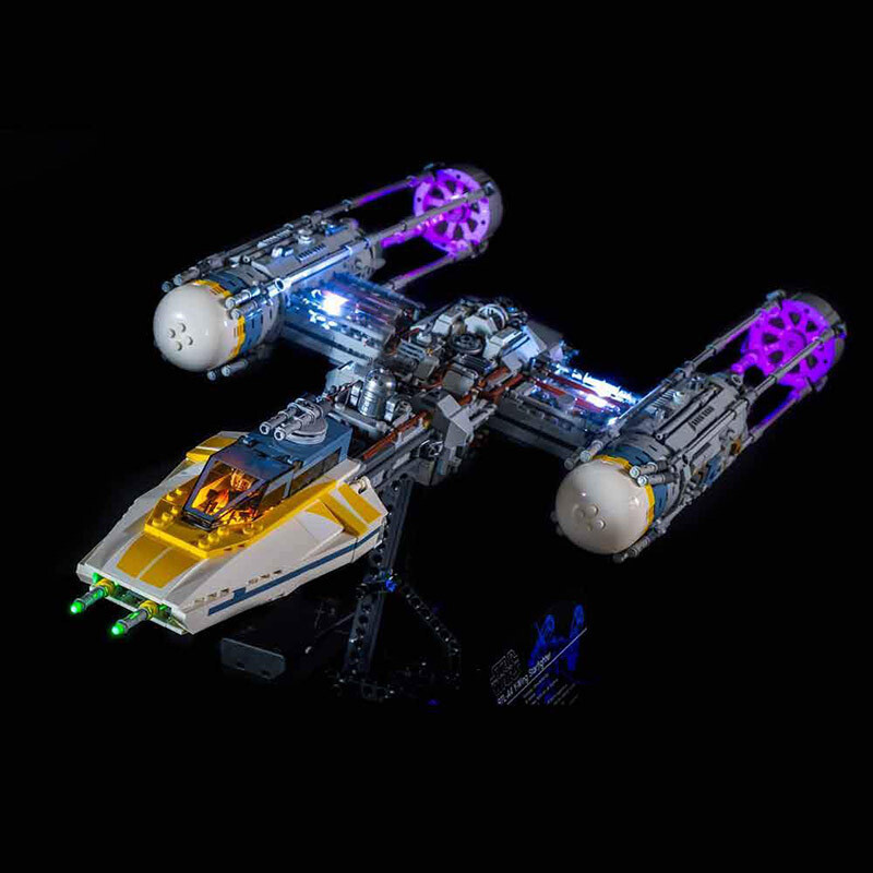 LED Light Kit for Y-Wing Starfighter - Compatible with LEGO® 75181
