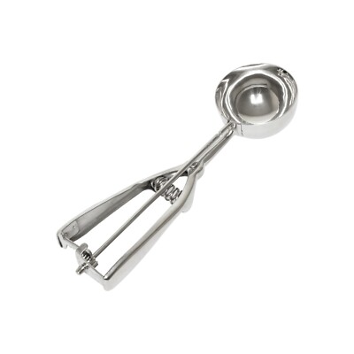Excellanté 3.25-Ounce Stainless Steel Ambidextrous Scoop, 2.625-Inch Diameter