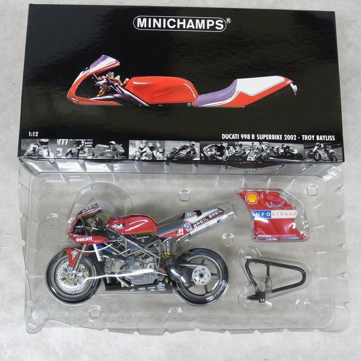 未使用に近い❗1/12 MINICHANPS DUCATI 998-