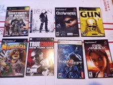 GameStop True Crime Cold Winter Store Display Promo Ads Marketing Material lot
