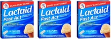 Lactaid Fast Acting Lactase Enzyme Supplement 12 ct(3 Pack)