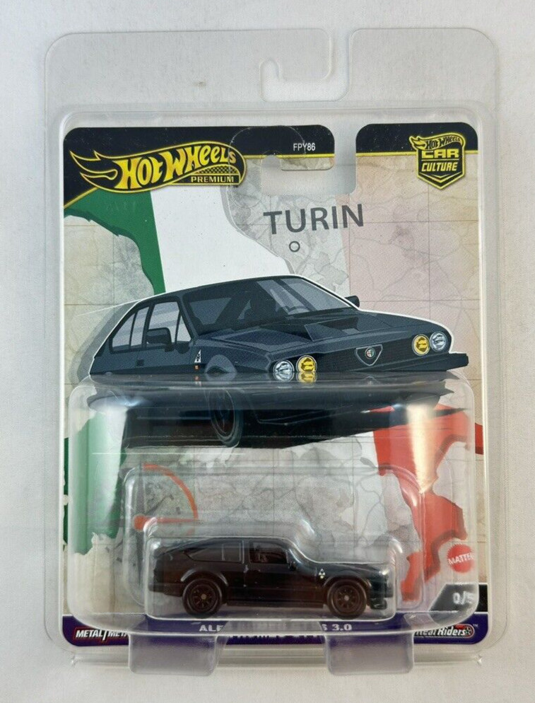 Hot Wheels Alfa Romeo GTV6 3.0 World Tour 0/5 FPY86-961 A 1/64 CHASE w Protector