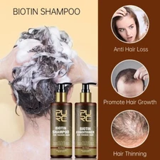 Biotin Hair Growth Shampoo Conditioner Anti Hair Loss Treatment Scalp Regrowth
