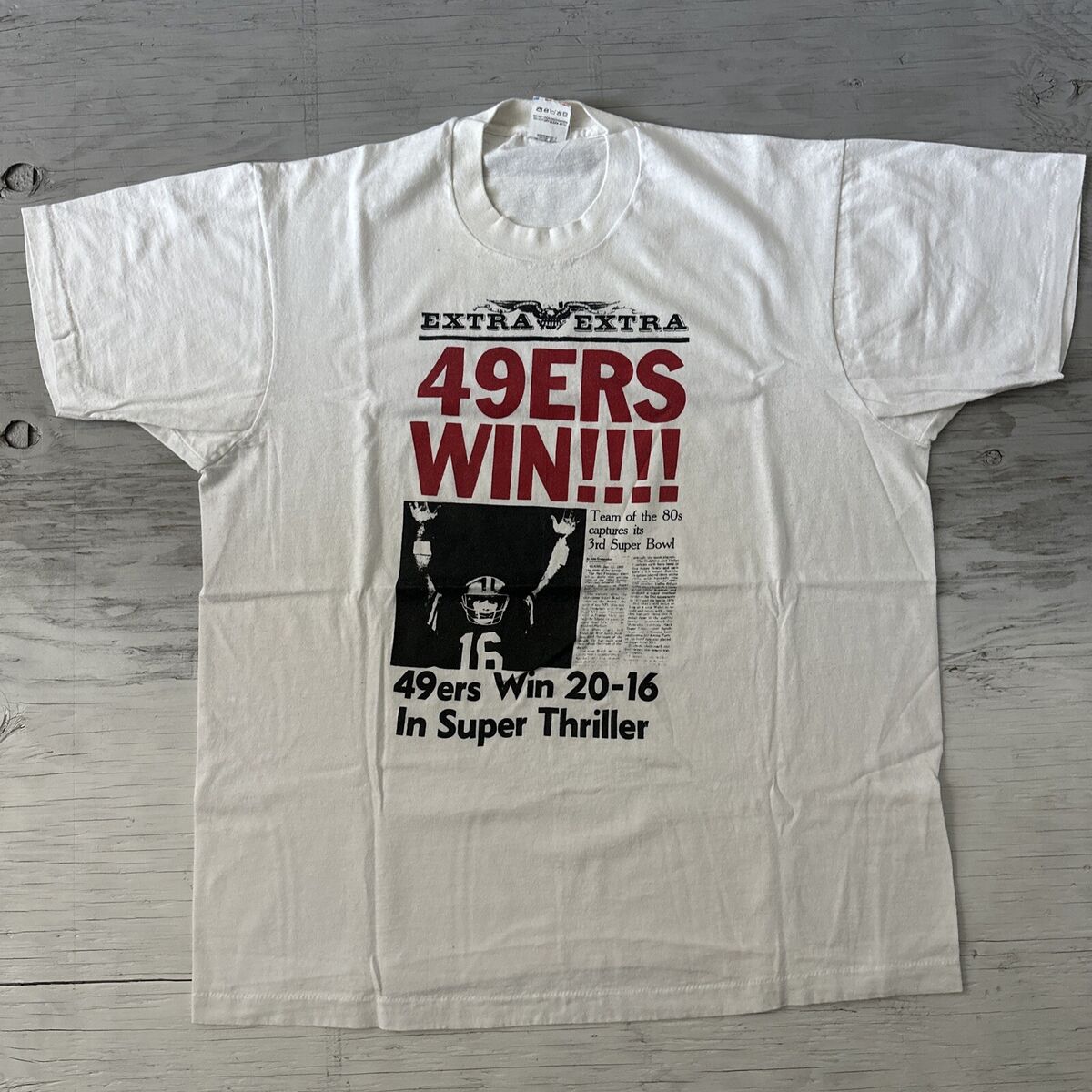 Vintage 1989 San Francisco 49ers Super Bowl Newspaper Vintage 1989 San Francisco 49ers Super Bowl Newspaper